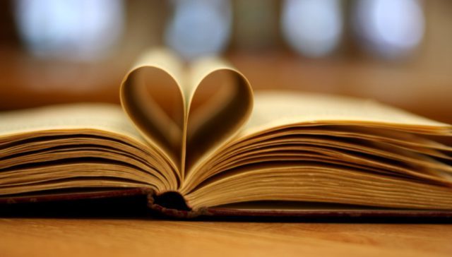 Book with heart