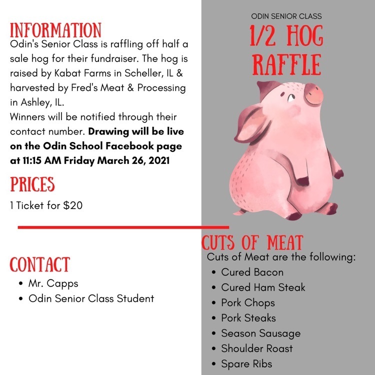 Senior 1/2 Hog Raffle