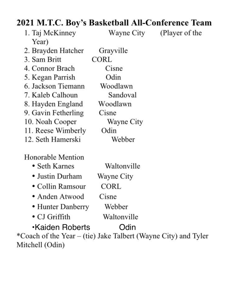 All Conference List