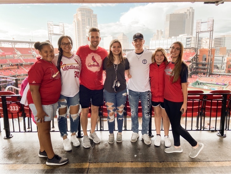 FFA members and students at the STL Cardinals Game
