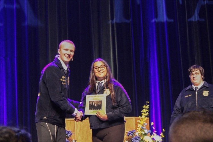 Aiyana and Brenden representing Odin FFA as a Gold ranking chapter for the NCA